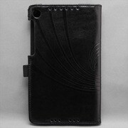NEXUS7(2013年発売モデル) ペン差し&模様入りケース 合皮 BK MINIOPAL SELLCTION 23773