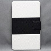 NEXUS7(2013年発売モデル) バイカラーケース 合皮 ホワイト×BK MINIOPAL SELLCTION 23445