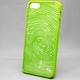 MINIOPAL SELLCTION 22844 [iPhone5/5s用 彫刻調 渦柄ケース プラスチック グリーン]