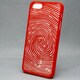 MINIOPAL SELLCTION 22868 [iPhone5/5s用 彫刻調 渦柄ケース プラスチック レッド]