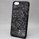 MINIOPAL SELLCTION 22875 [iPhone5/5s用 彫刻調 渦柄ケース プラスチック ブラック]
