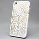 MINIOPAL SELLCTION 23087 [iPhone5/5s用 彫刻調 ダンディケース プラスチック ホワイト]
