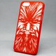 MINIOPAL SELLCTION 23094 [iPhone5/5s用 彫刻調 ダンディケース プラスチック レッド]