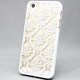 MINIOPAL SELLCTION 23025 [iPhone5/5s用 彫刻調 花模様ケース プラスチック ホワイト]