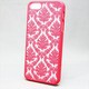 MINIOPAL SELLCTION 23056 [iPhone5/5s用 彫刻調 花模様ケース プラスチック ピンク]