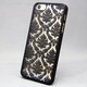 MINIOPAL SELLCTION 23063 [iPhone5/5s用 彫刻調 花模様ケース プラスチック ブラック]