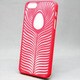 MINIOPAL SELLCTION 23155 [iPhone5/5s用 彫刻風 自然/木の葉ケース プラスチック ピンク]