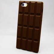 MINIOPAL SELLCTION 21748 [iPhone5/5s用 板チョコケース シリコン ブラウン]