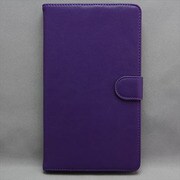 NEXUS7(2013年発売モデル) マグネット式開閉ケース 合皮 パープル MINIOPAL SELLCTION 23827