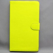 NEXUS7(2013年発売モデル) マグネット式開閉ケース 合皮 黄緑 MINIOPAL SELLCTION 23834