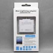 iPad/iPadmini対応 5in1 カメラコネクションキット プラスチック ホワイト MINIOPAL SELLCTION 25494