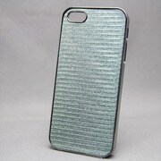 MINIOPAL SELLCTION 21557 [iPhone5/5s用 キラキラシリーズ アルミ シルバーブルー]