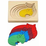 ステップパズル ねこ GL38