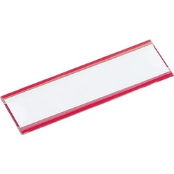 マグネット式見出しプレート 25X80 赤 10枚入 MGP-25X80-R
