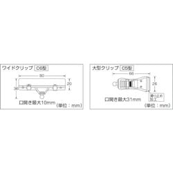 ヨドバシ.com - トラスコ中山 TRUSCO TC-C6C5-3 [ホルダー式クリップ