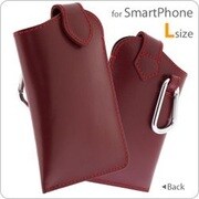 ソフトレザー マルチケース L レッド