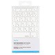 キースキン Apple Wireless Keyboard用 キーボードカバー WH BF2349W
