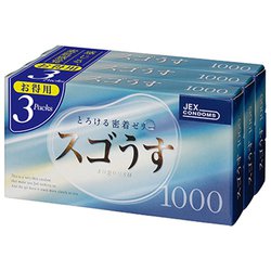 スゴうす1000 12個入×3個パック [コンドーム]