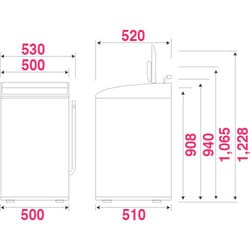 ヨドバシ.com - ハイアール Haier JW-K50H-K [全自動洗濯機（5.0kg