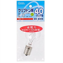 ヨドバシ.com - オーム電機 OHM 白熱電球 ミニクリプトンランプ