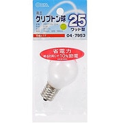 白熱電球 ミニクリプトンランプ E17口金 25W ホワイト LB-S3725K-W