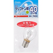 白熱電球 ミニクリプトンランプ E17口金 40W クリア LB-S3740K-C