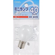 白熱電球 ミニランプ E17口金 40W フロスト LB-S3740-F