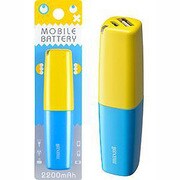 モバイルバッテリー2200mAh ブラック MPC-RS2200YA