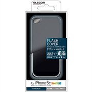 PS-A13PVSBKC [iPhone 5c用シェルカバー シャイニング クリアブラック]
