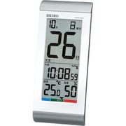 デジタル電波時計 温度計付(0~40℃)/湿度計付(30~80%) SQ431S
