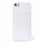 iSLi5WH [iPhone 5/5s対応 カード収納薄型ケース iSlide White + White]