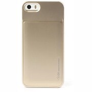 iSLi5GD [iPhone 5/5s対応 カード収納薄型ケース iSlide Gold + Gold]