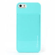 iSLi5MT [iPhone SE/5s/5用 カード収納薄型ケース iSlide Mint + Mint]