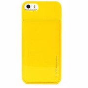 iSLi5YE [iPhone 5/5s対応 カード収納薄型ケース iSlide Yellow + Yellow]