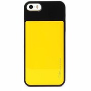 iSLi5BK/YE [iPhone 5/5s対応 カード収納薄型ケース iSlide Black + Yellow]