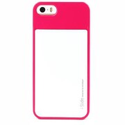 iSLi5HP/WH [iPhone 5/5s対応 カード収納薄型ケース iSlide Hot Pink + White]