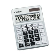 カラフル電卓 ミニ卓上サイズ W税計算 12桁 シルバー LS-120WT-SL