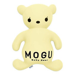 MOGU クッション パステルベビーベア パステルイエロー