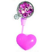Ear Jewelry イヤージュエリー カナル型イヤホン ピンクミックス×ハート EJ004