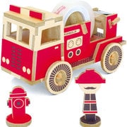 消防車 tape dispenser プレイデコ FIRE TRUCK　