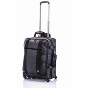 フェザーPU 撥水PVCコーティングキャリーケース Sサイズ 旅行日数目安:2~3泊 40L TSAロック搭載 ブラック 85-75821