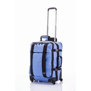 フェザーPU 撥水PVCコーティングキャリーケース Sサイズ 旅行日数目安:2~3泊 40L TSAロック搭載 ブルー 85-75822