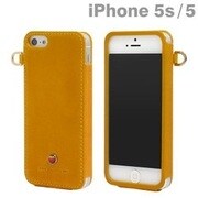 iPhone 5s/5専用 LIM'S designホルダーケース イタリアンレザーBOUTIQUE SPECIAL EDITION [イエロー]
