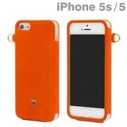 iPhone 5s/5専用 LIM'S designホルダーケース イタリアンレザーBOUTIQUE SPECIAL EDITION [オレンジ]