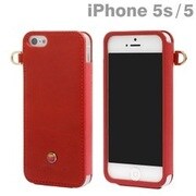 iPhone 5s/5専用 LIM'S designホルダーケース イタリアンレザーBOUTIQUE SPECIAL EDITION [レッド]