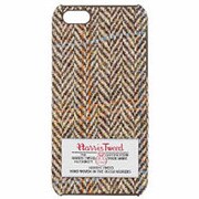 SB-IA07-HCFB/BH [iPhone 5/5s用 SoftBank SELECTION ファブリックカバードケース Harris Tweed ブラウン・ヘリンボーン]