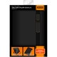 Kindle Fire HDX 7用 フラップタイプ・レザージャケット/ブラック RT-KFHXLC1/B