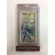 set-08 [iPhone SE/5s/5用 パズドラ 3Dジャケット2枚&グレイスヴァルキリー 白ケース]