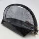 メッシュ入りビニールポーチ [ブラック]