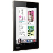 電子ブック楽天 kobo arc 7HD 32GB ブラック 予約特典 電子書籍クーポン3,000円分+カバー パールグレー付属 T416KJBK32YG